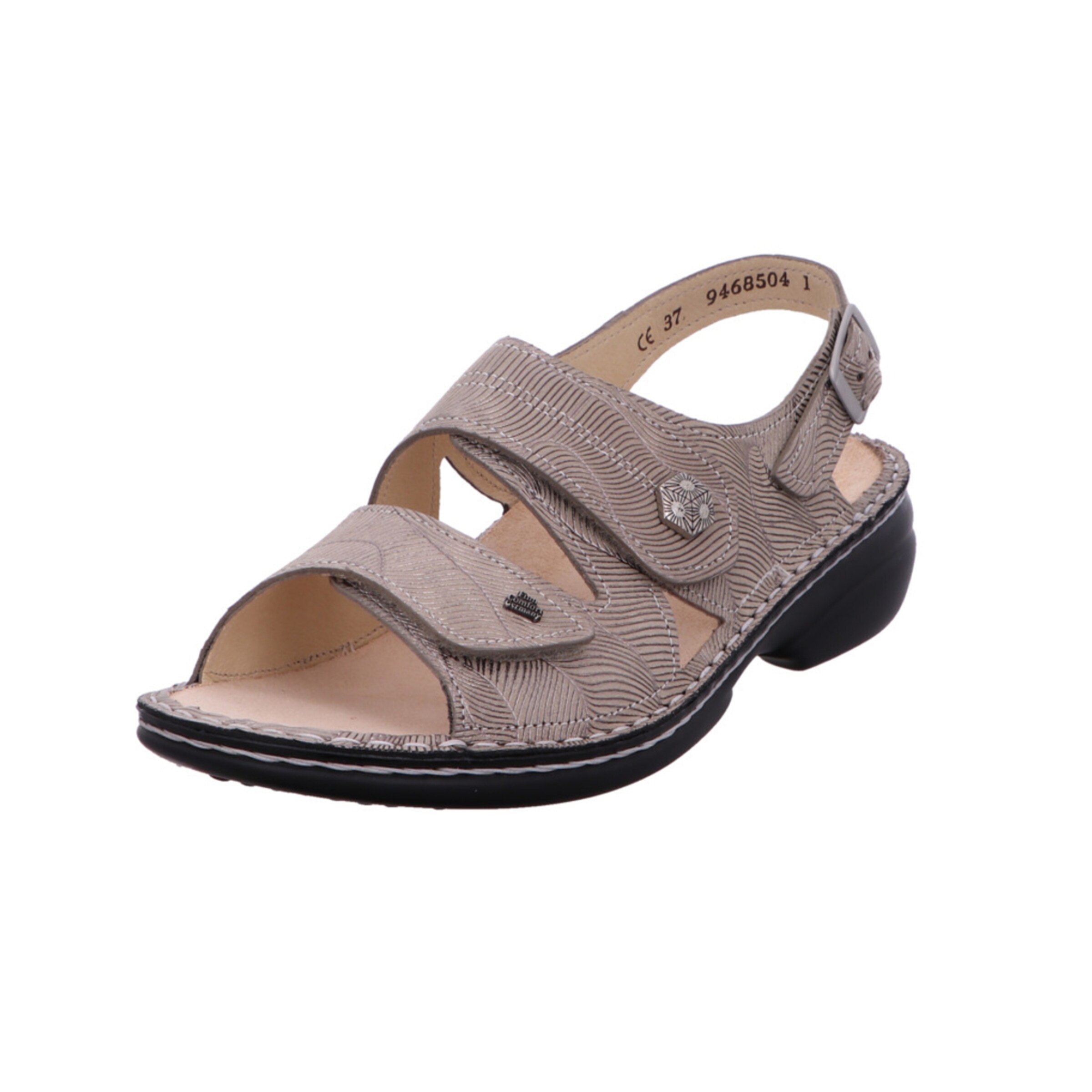 Finn Comfort Sandale 'Milos' in Beige: Vorderseite