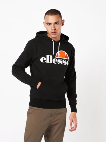 ELLESSE Hoodie 'Gottero' in Schwarz: predná strana