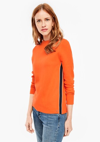 s.Oliver Pullover in Orange: predná strana