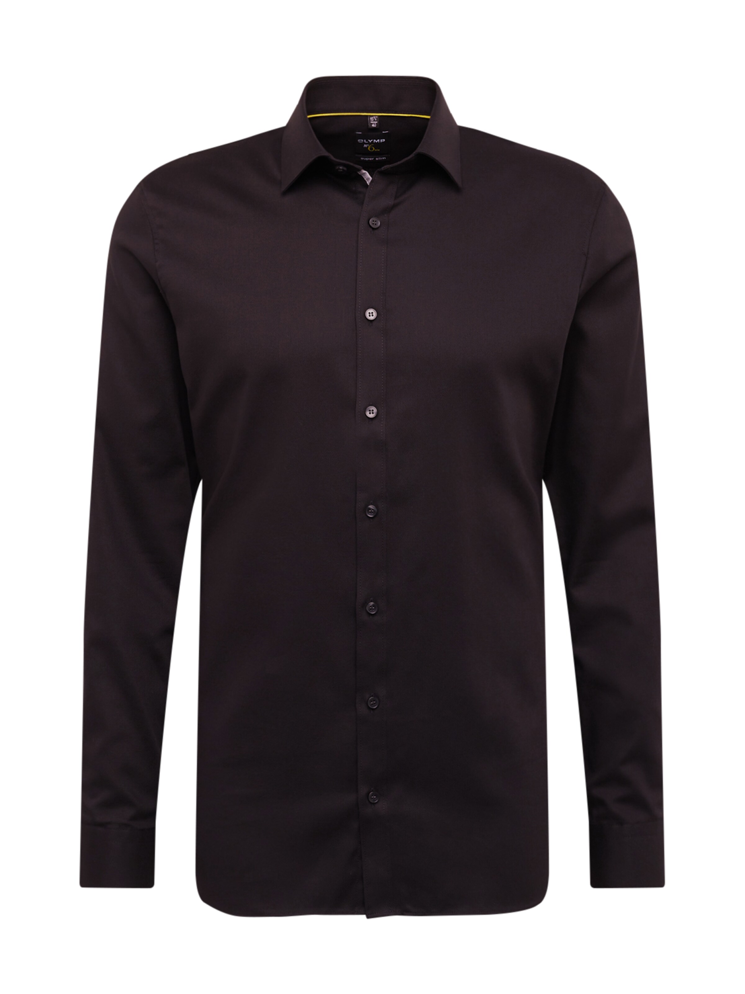 OLYMP - Zakelijk overhemd 'No. 6' in de kleur Zwart