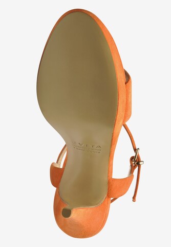 EVITA Strap Sandals in Orange