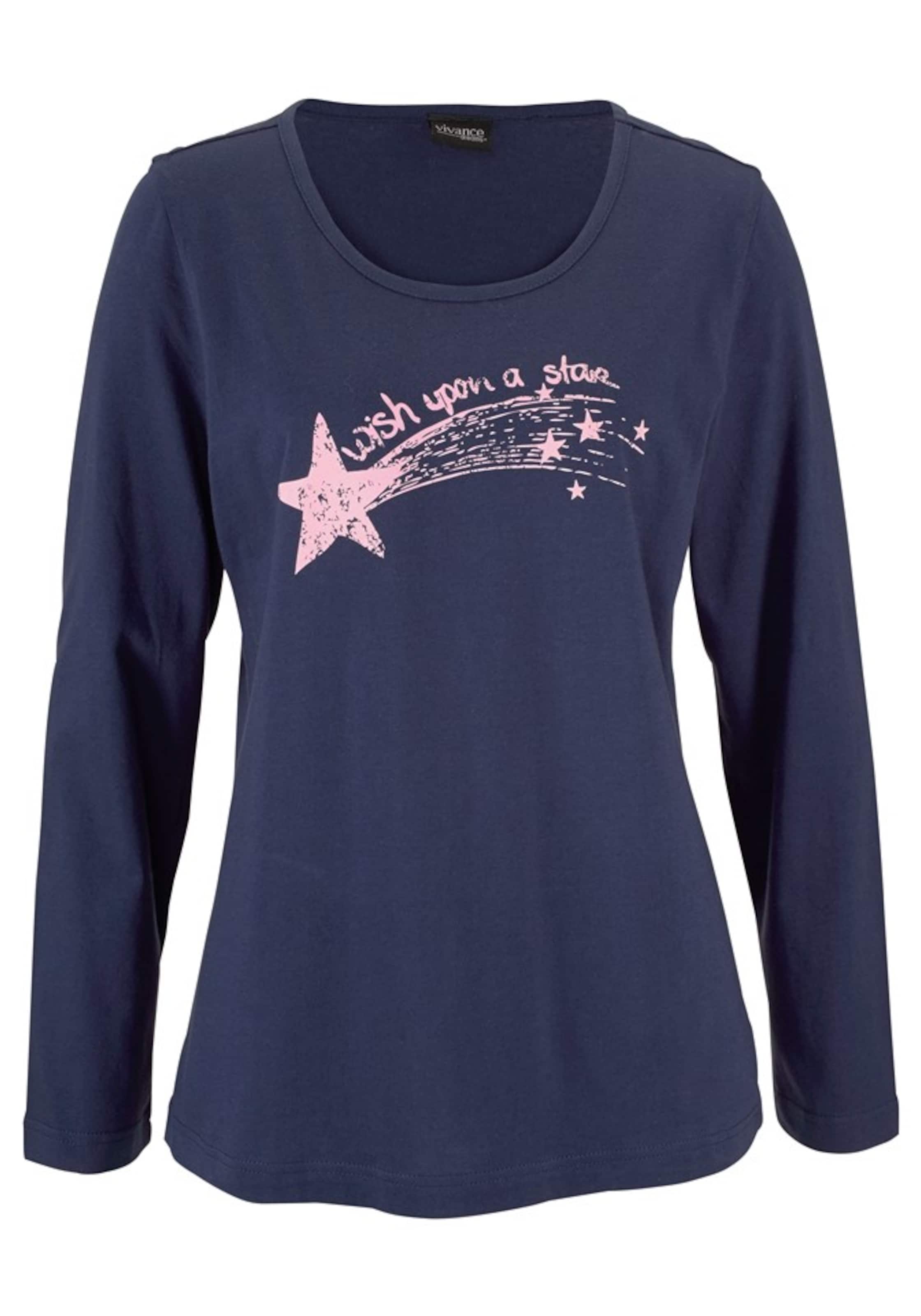 VIVANCE Pyjamas 'Dreams' in Blau