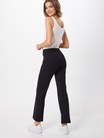 Part Two Regular Pleated Pants 'Ponta' in Black