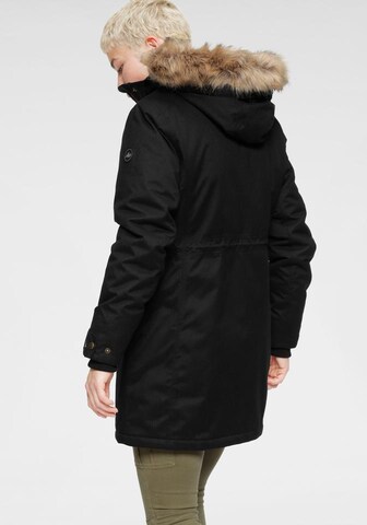 POLARINO Parka in Schwarz