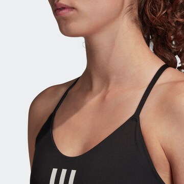 ADIDAS PERFORMANCE High neck Sports Bra in Black