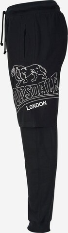 LONSDALE Tapered Pants in Black