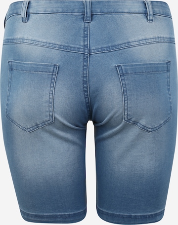 Zizzi Skinny Jeans 'EMILY' in Blau: zadná strana