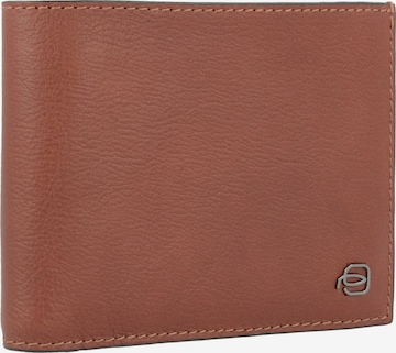 Piquadro Wallet 'Blue Square' in Brown