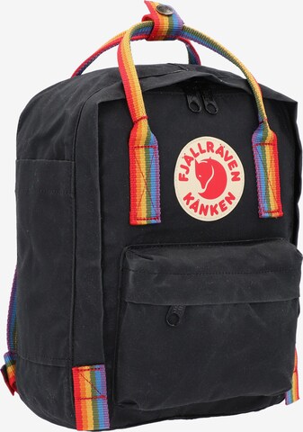 Fjällräven Kanken Rainbow Mini City Rucksack 28 cm in Schwarz