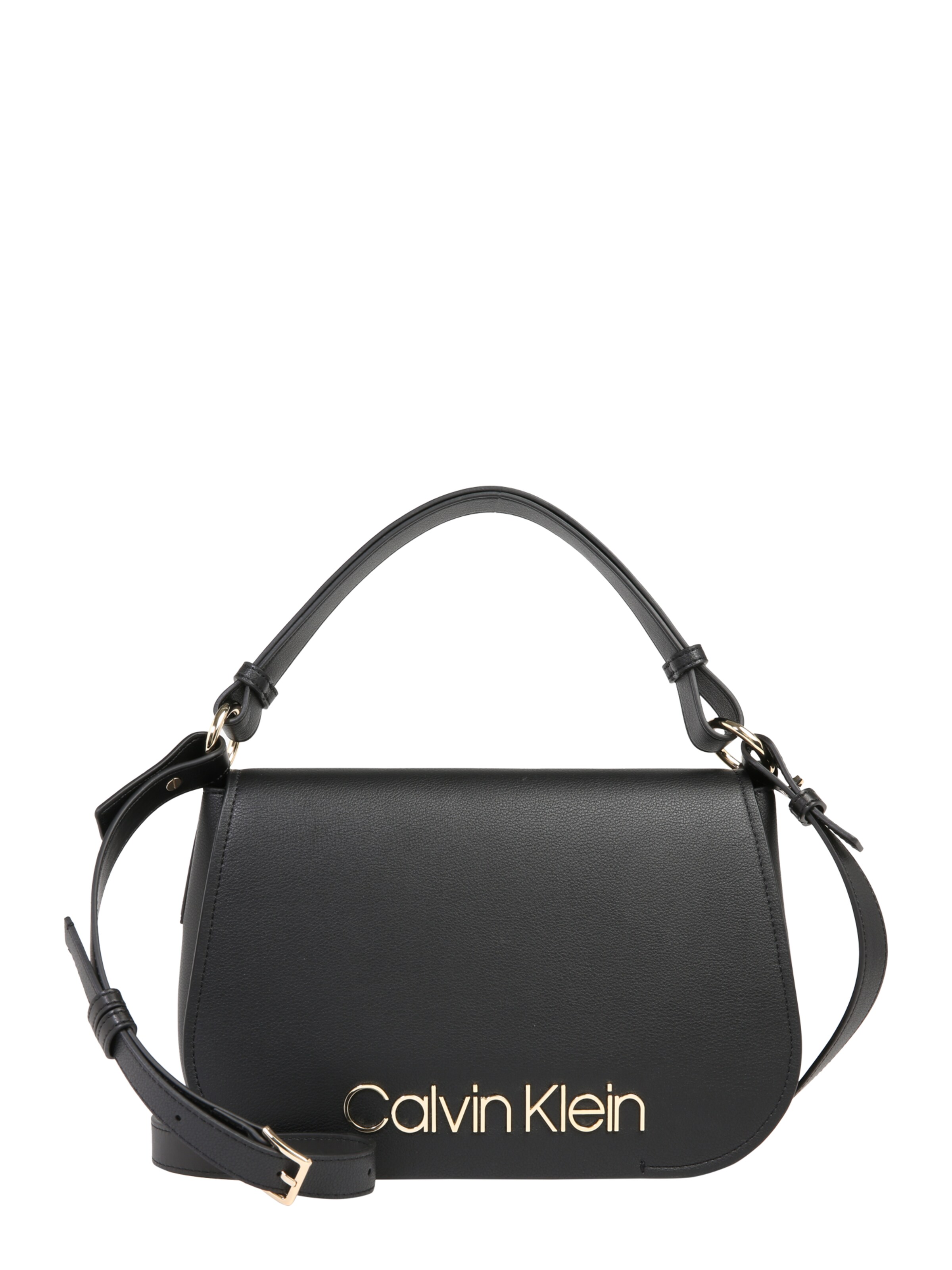 Calvin Klein - Handtas 'Dressed Up Satchel' in de kleur Zwart