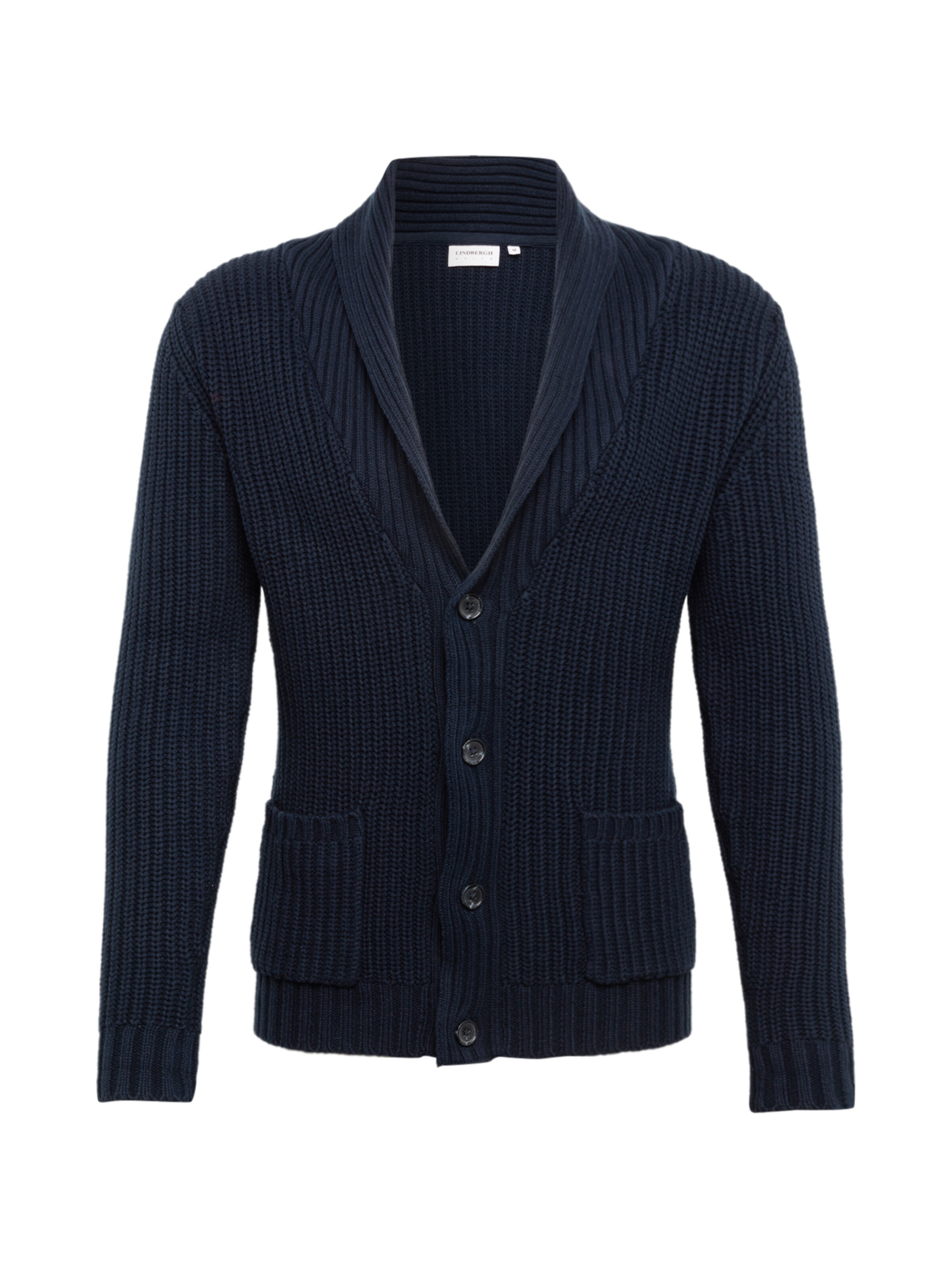Lindbergh - Gebreid vest in de kleur Navy