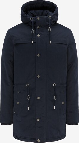 DREIMASTER Tussenparka in Blauw: voorkant