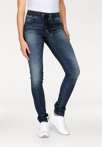 KangaROOS Slimfit Jeans in Blauw: voorkant