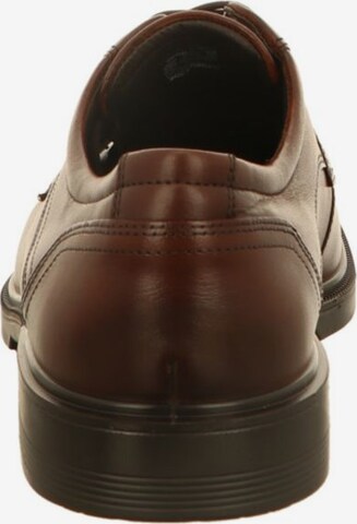 ECCO Lace-Up Shoes 'Lisbon' in Brown