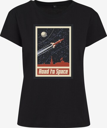 Merchcode Shirt 'Road To Space' in Black: front