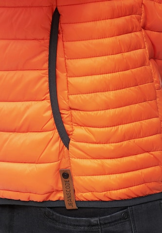 INDICODE JEANS Between-Season Jacket 'Islington' in Orange