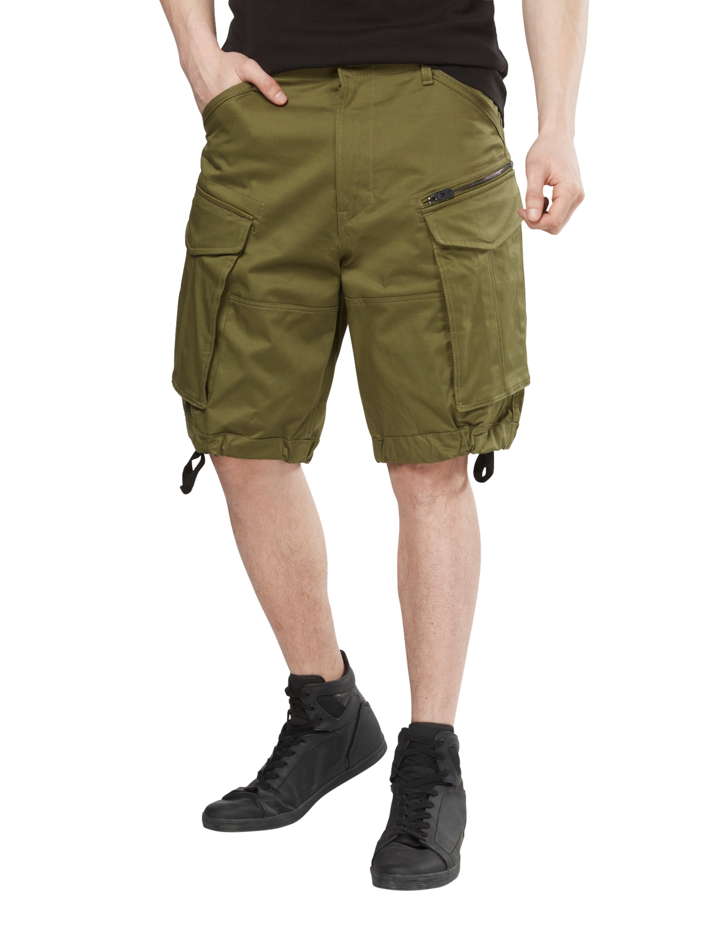 G-STAR Loosefit Gargohousut värissä vihreä: etupuoli