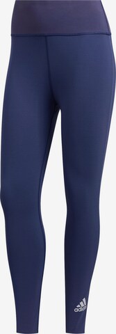 Skinny Pantalon de sport 'Heat Ready' ADIDAS SPORTSWEAR en bleu : devant