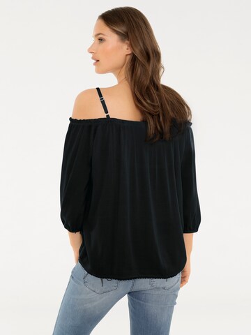 heine Blouse in Zwart