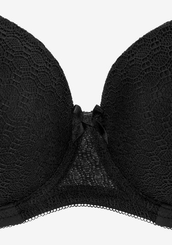 LASCANA T-shirt Bra in Black