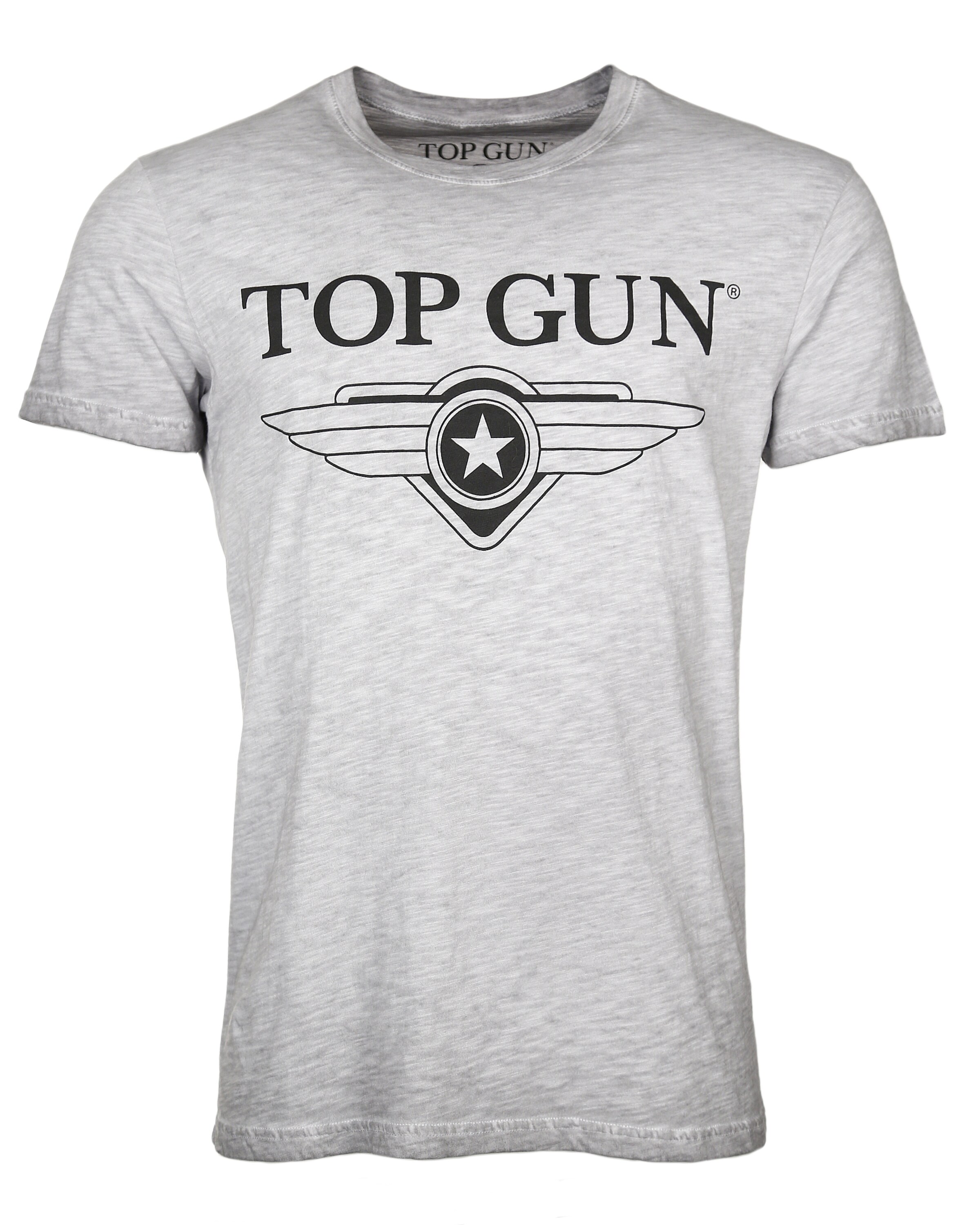 TOP GUN Shirt ' Windy ' in Grey: front