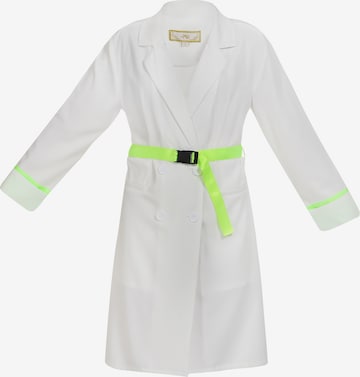 MYMO Summer coat in White: front