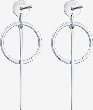 Boucles d'oreilles 'Geo' ELLI en argent