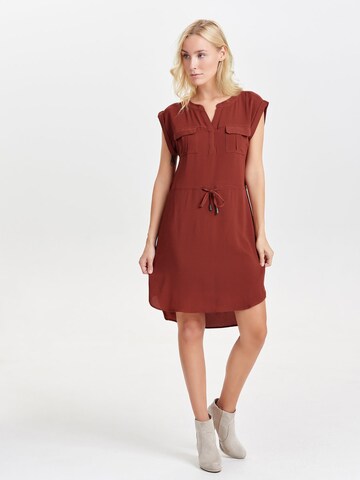 ONLY Kleid 'Vertigo' in Rot