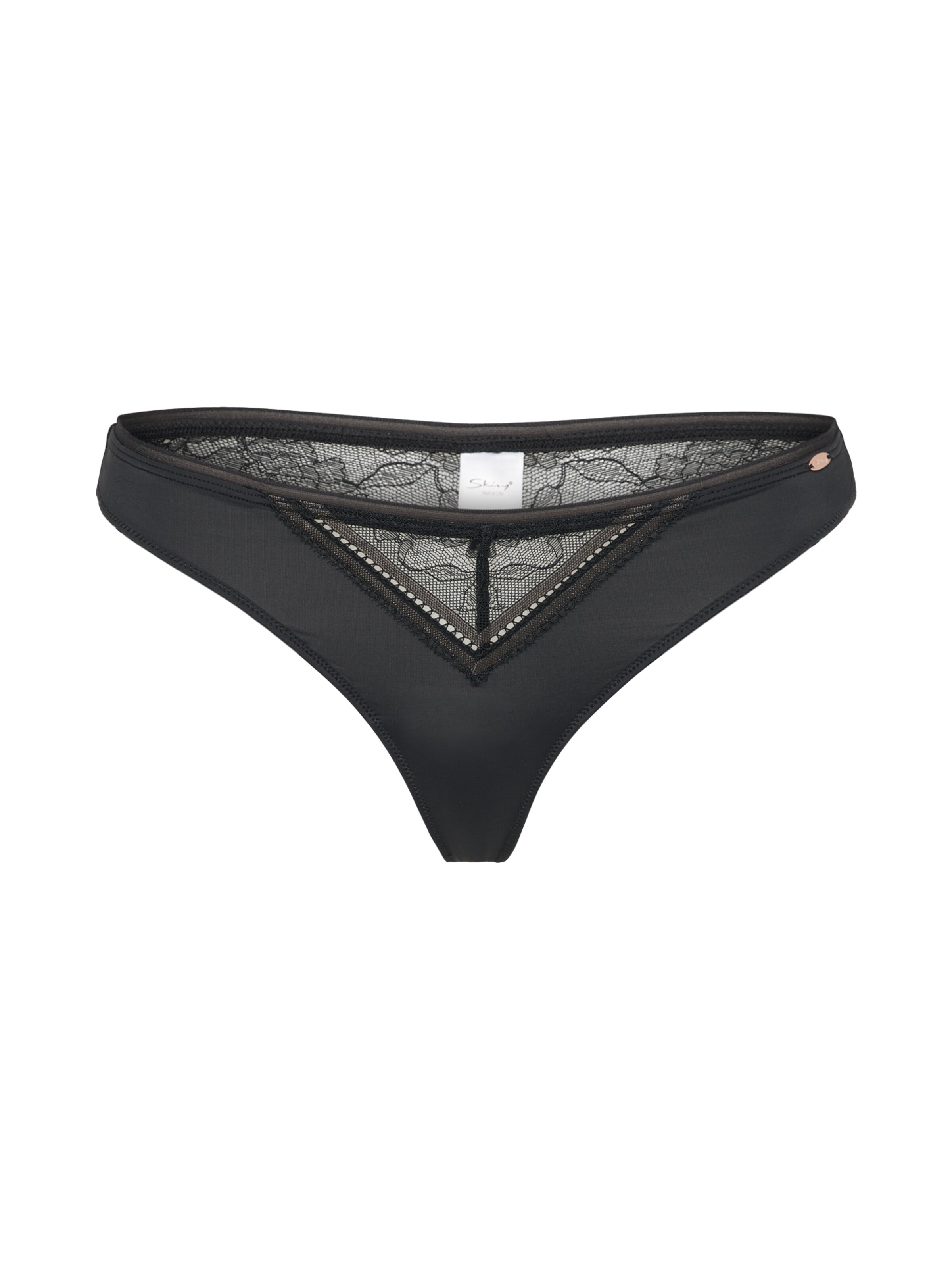 Skiny - 'Inspire
  Lace' String in schwarz
