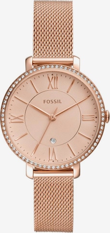 FOSSIL Analogt ur 'Jacqueline, ES4628' i guld: forside