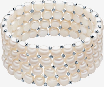 Bracelet Valero Pearls en blanc : devant