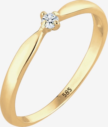 Elli DIAMONDS Ring in Gold: predná strana