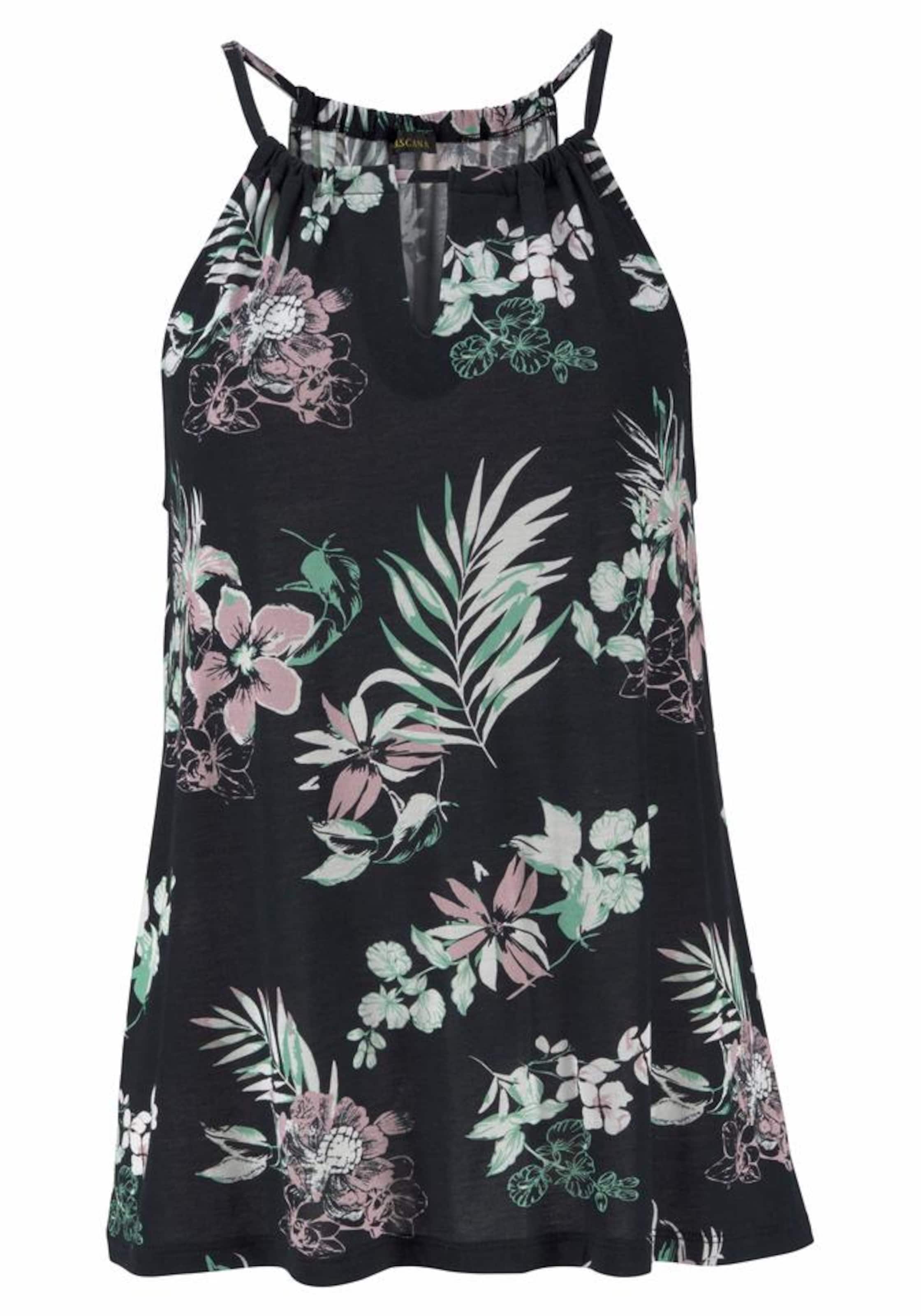 LASCANA Топ в Черный: спереди