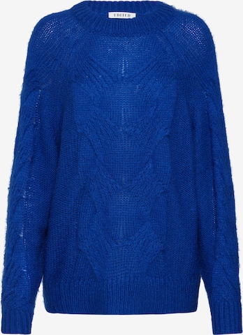 EDITED Sweter 'Delano' w kolorze niebieski: przód