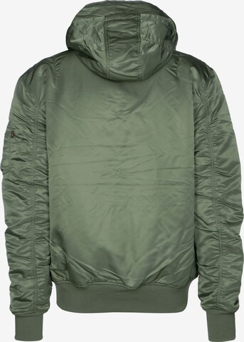 ALPHA INDUSTRIES Prehodna jakna 'MA-1' | zelena barva