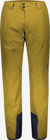 SCOTT Outdoor Pants in Yellow: front