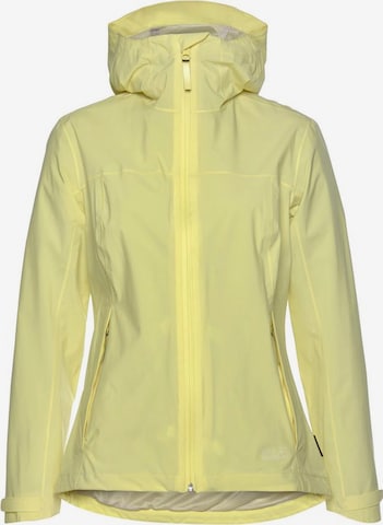 JACK WOLFSKIN Outdoor Jacket 'Shell' in Yellow: front