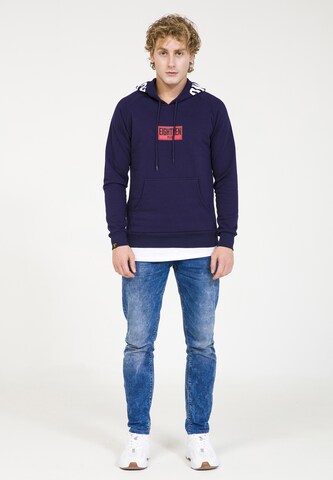 Sweat-shirt PLUS EIGHTEEN en bleu