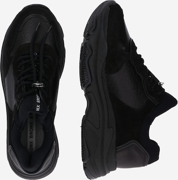 Sneaker bassa 'Baisley' di BRONX in nero: lato