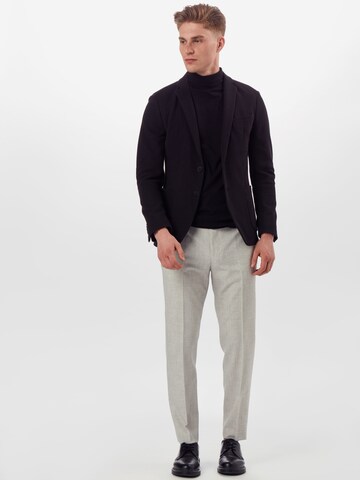 Coupe slim Pantalon à plis BURTON MENSWEAR LONDON en gris