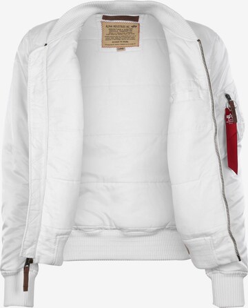 ALPHA INDUSTRIES Jacke 'MA-1 VF 59' in Weiß