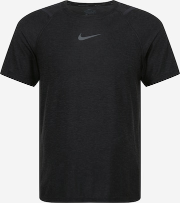 melns NIKE Sporta krekls 'Pro': no priekšpuses