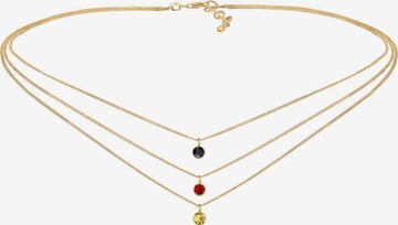 ELLI Choker 'Layer' in Gold: predná strana