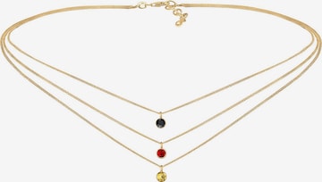 ELLI Necklace 'Layer' in Gold: front