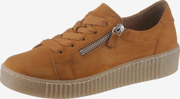 GABOR Sneakers laag in Bruin: voorkant