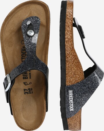 BIRKENSTOCK Teenslipper 'Gizeh' in Zwart