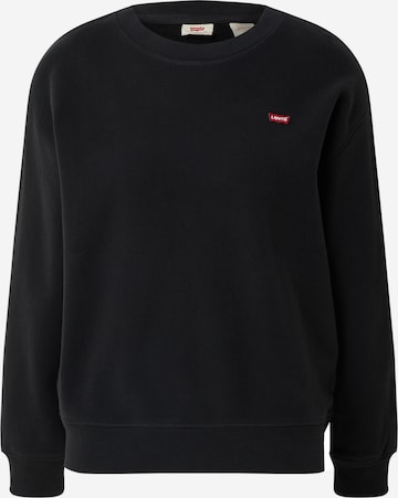 LEVI'S Sweatshirt 'STANDARD CREW BLACKS' i sort: forside