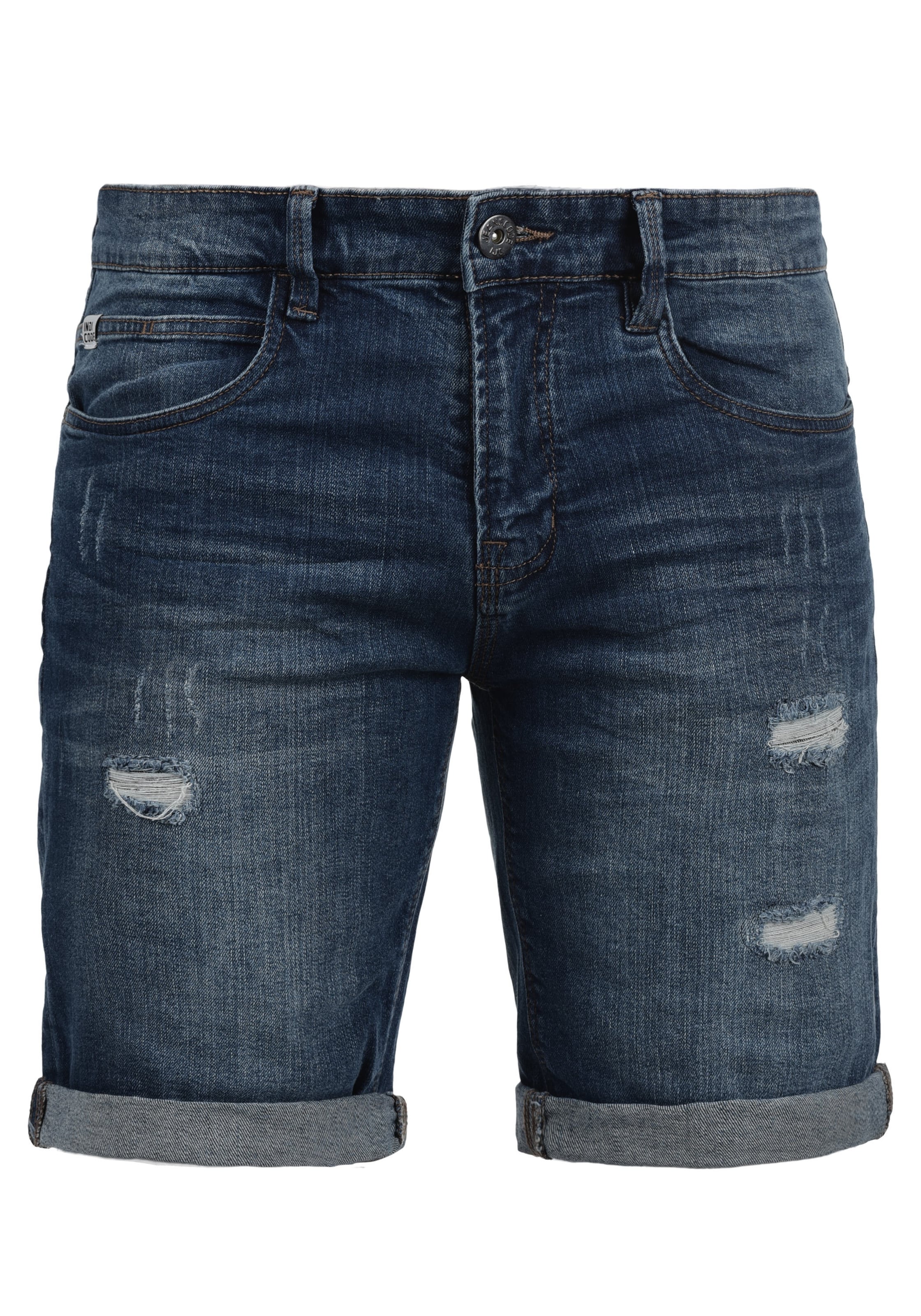 INDICODE JEANS - Regular Calças de ganga 'Hallow' em azul: frente