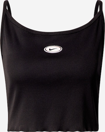 Top di Nike Sportswear in nero: frontale