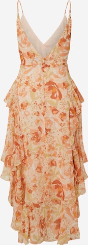 Robe 'Rochelle' Bardot en orange